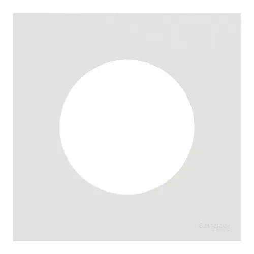 Plaque simple Odace, SCHNEIDER ELECTRIC, blanc craie - SCHNEIDER ELECTRIC Produit De Marque