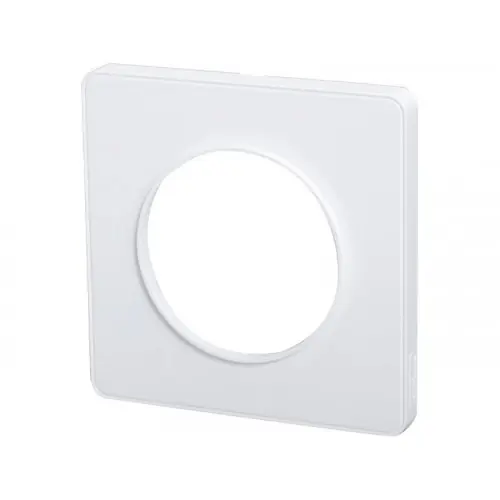 Solde Plaque Simple Odace Touch, Liseré Blanc – SCHNEIDER ELECTRIC