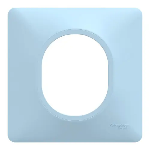 Vente Directe Plaque simple Ovalis, SCHNEIDER ELECTRIC, bleu azurin – SCHNEIDER ELECTRIC