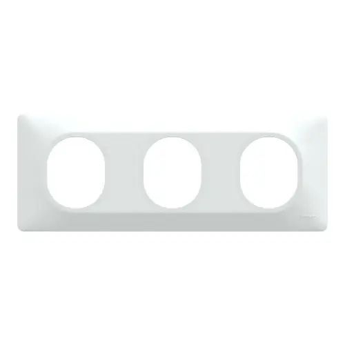 Affaire À Saisir Plaque triple horizontale Ovalis, SCHNEIDER ELECTRIC, blanc – SCHNEIDER ELECTRIC