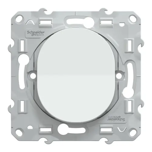Poussoir à assembler Ovalis, SCHNEIDER ELECTRIC, blanc - SCHNEIDER ELECTRIC Solde