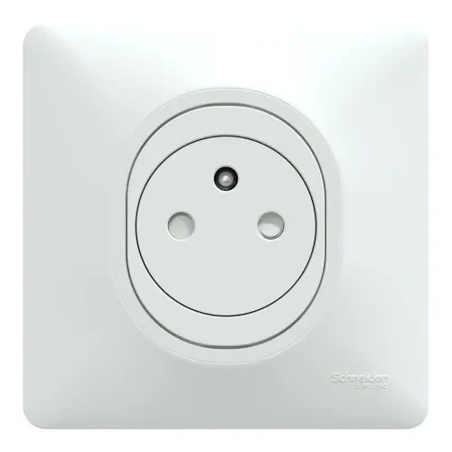 Vente Directe Prise avec terre affleurante complet Ovalis, SCHNEIDER ELECTRIC, blanc – SCHNEIDER ELECTRIC
