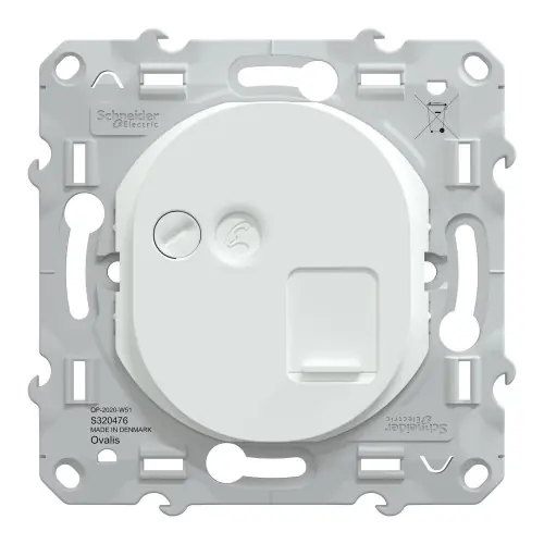 Prise rj45 à assembler Ovalis, SCHNEIDER ELECTRIC, blanc - SCHNEIDER ELECTRIC Must-Have