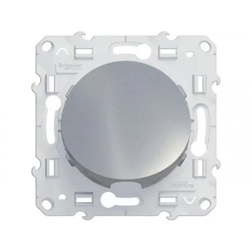 Sortie de câble Odace, gris aluminium – SCHNEIDER ELECTRIC Haute Qualité