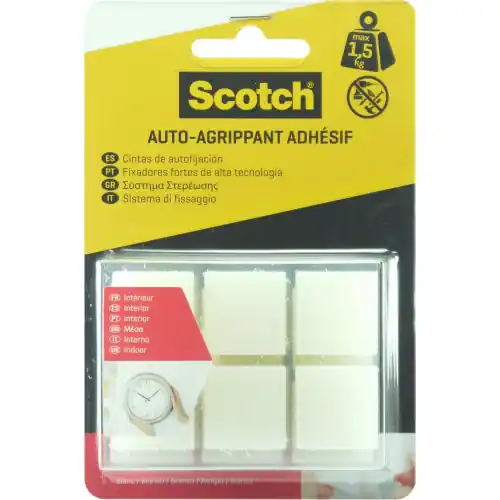 Commande En Gros 24 Pastilles agrippantes adhésives transparent intérieur SCOTCH L.2.2 x l.22 mm – SCOTCH