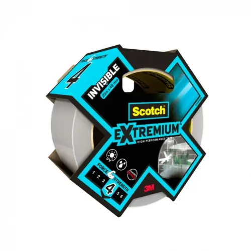 Soldes Adhésif de réparation SCOTCH Invisible extremium, une face L.20 m x l.48 mm tran – SCOTCH