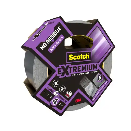 Nouvel Arrivage Adhésif de réparation SCOTCH No residue extremium, une face L.18 m x l.48 mm gri – SCOTCH