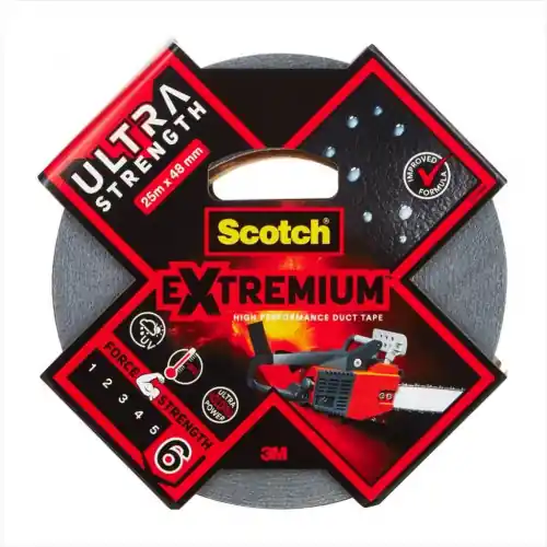 Vente Flash Adhésif de réparation SCOTCH Ultra extremium, une face L.25 m x l.48 mm noir – SCOTCH