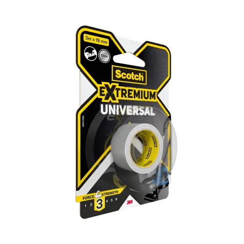 Satisfait Ou Remboursé Adhésif de réparation SCOTCH Universal extremium, une face L.3 m x l.19 mm gris – SCOTCH
