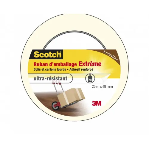 Commander Maintenant Adhésif SCOTCH emballage une face multiusage L.25 m x l.48 mm, transparent - SCOTCH