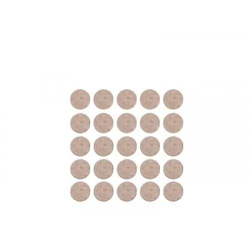 Nouveauté Lot de 25 patins feutre en laine adhésif, SCOTCH, diam. 13 mm, beige – SCOTCH