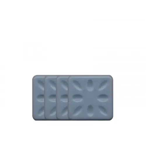 Lot de 4 patins adhésifs alvéolé eur, SCOTCH, 50 x 50 mm, gris - SCOTCH Prix Promo