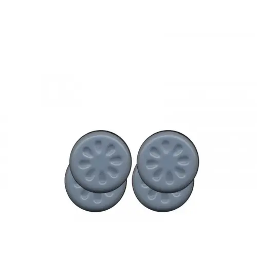 Lot de 4 patins adhésifs alvéolé eur, SCOTCH, diam. 40 mm, gris - SCOTCH Prix Cassé