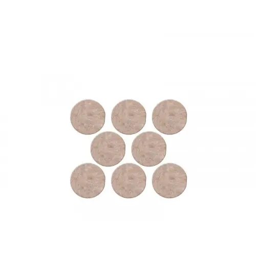 Quantité Limitée Lot de 8 patins feutre en laine adhésif, SCOTCH, diam. 22 mm, beige – SCOTCH