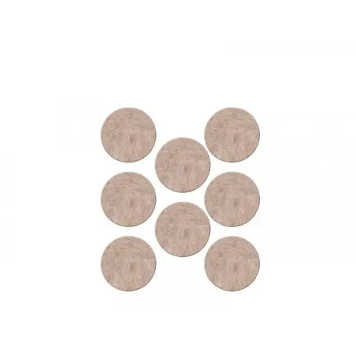 Nouvelle Collection Lot de 8 patins feutre en laine adhésif, SCOTCH, diam. 25 mm, beige – SCOTCH