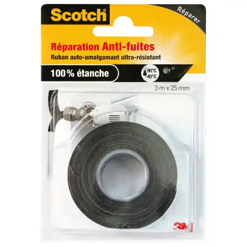 Réduction Ruban de réparation SCOTCH, une face L.3 m x l.25 mm noir – SCOTCH