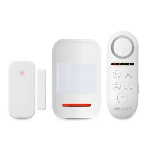 Solde Mini-alarme sans fil pour porte, 105 dB – SEDEA