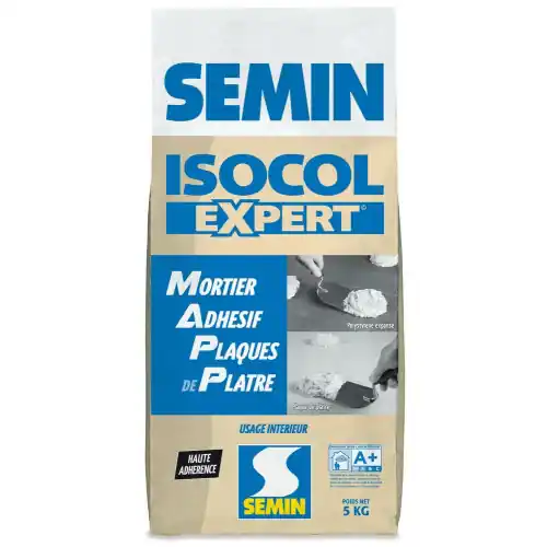 Commander Vite Mortier adhésif Isocol expert SEMIN, 5 kg – SEMIN