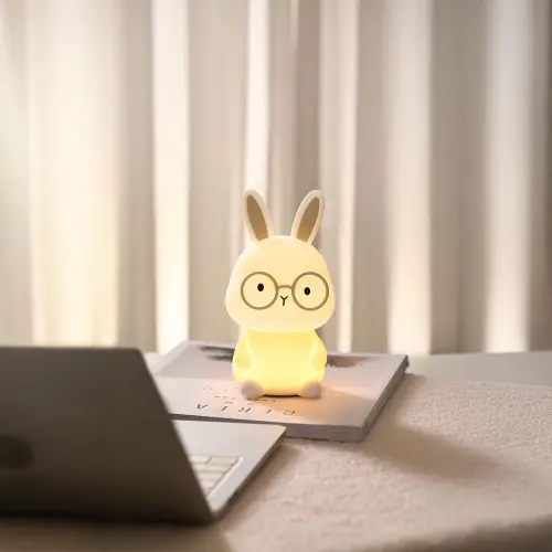 Livraison Express Lampe Bunny rechargeable, pvc, blanc, H.16 cm, LED – SEYNAVE