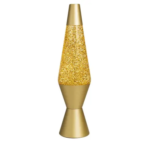 Lampe LED paillettes Romy, acier, or, H.36cm – SEYNAVE Nouveauté