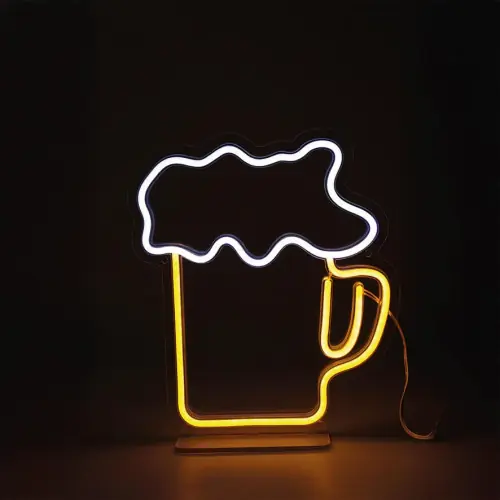 Lampe/applique neon led biere pvc usb + interrupteur seynave – SEYNAVE Must-Have