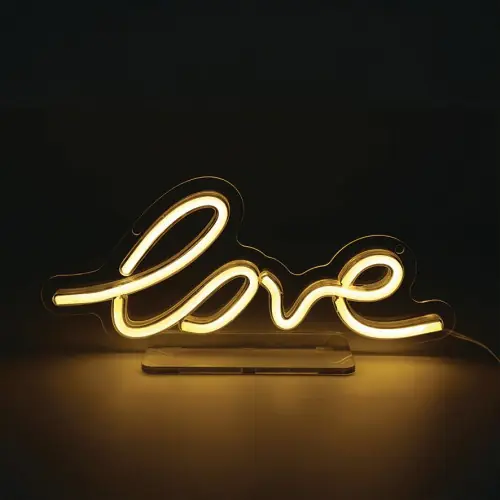 Lampe/applique neon led love pvc usb + interrupteur seynave – SEYNAVE Must-Have