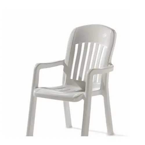 Remise Fauteuil résine empilable COMTESSE blanc – Sieger