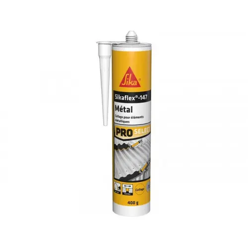 Produit De Marque Mastic colle pour éléments métalliques Sikaflex-147 SIKA blanc, 400 g – SIKA