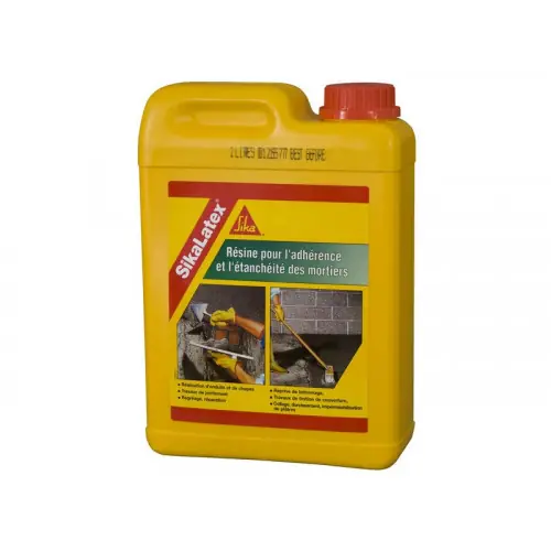 Résine D‘Adhérence Concentrée Pour Mortier Sika Sikalatex 2 L Blanc – SIKA Prix Promo