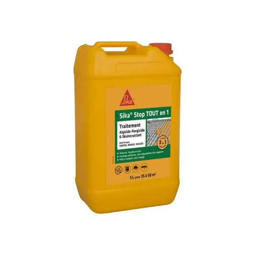 Meilleur Choix Traitement Anti-Dépots Verts Pour Toitures, Façades Et Terrasses, 5 L – SIKA