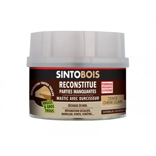 Offre Exclusive Mastic À Bois Sinto, Chêne Clair, 0.5 L – SINTO