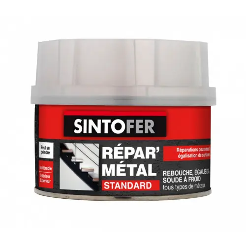 Mastic et durcisseur Sinto fer SINTO, 330 g – SINTO Livraison Express