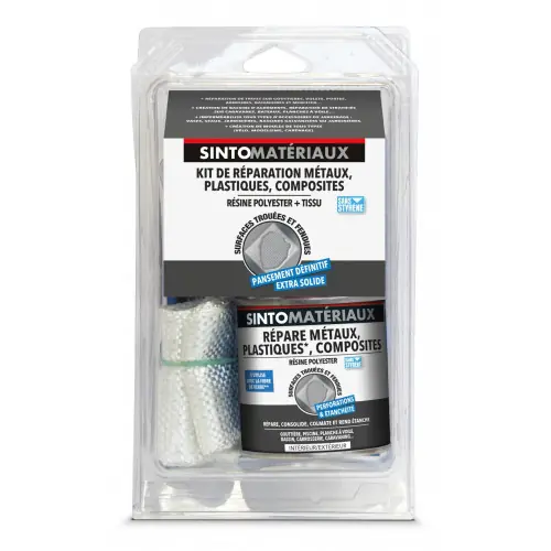 Prix Bas Résine Sinto materiaux kit reparation SINTO, 250 ml - SINTO