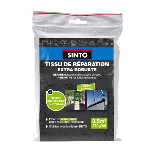 Promotion Tissu de verre Sinto materiaux SINTO, 0.5 m² - SINTO