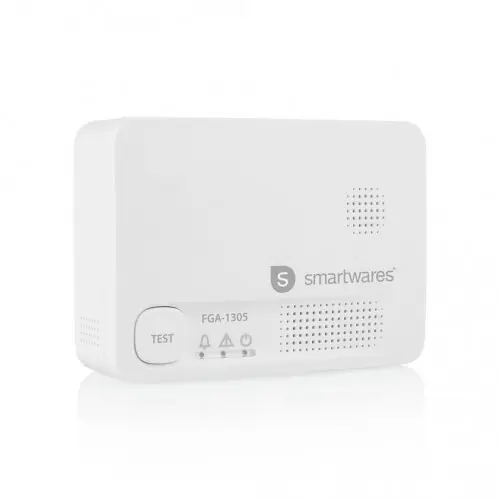 Détecteur de monoxyde de carbone Smartwares FGA-13051 – Capteur 10 ans – Bouton de test – 85 dB – SMARTWARES Offre Spéciale