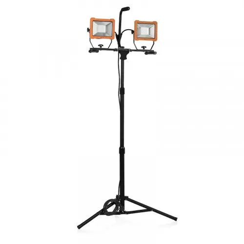 Projecteurs LED sur trépied 2x 30 W, 2 x 2400 lumens – SMARTWARES Satisfait Ou Remboursé