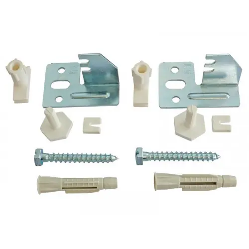 Remise Jeu de 2 fixations réglables pour radiateur acier avec panneau à étrier – SOMATHERM FOR YOU