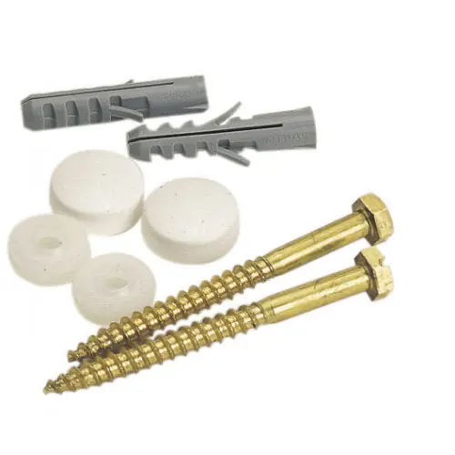 Lot de 2 chevilles clips pour fixation, l.9 x H.11 cm – SOMATHERM FOR YOU Affaire À Saisir