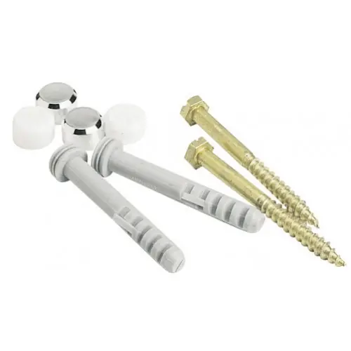 Usine Directe Lot de 2 chevilles clips pour fixation WC, l.9 x H.8 cm – SOMATHERM FOR YOU