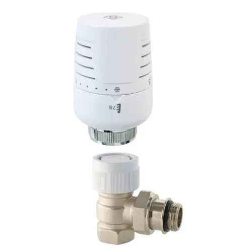 Nouveauté Robinet thermostatique T302 équerre 3/4 en laiton blanc – SOMATHERM FOR YOU