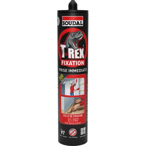 Cartouche de colle T-rex prise immédiate, 380g – SOUDAL Acheter En Ligne