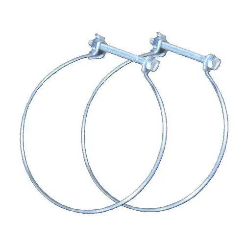 Lot de 2 colliers de fixation acier EQUATION, Diam. 100/100 mm Cf100 – S&P Pas Cher