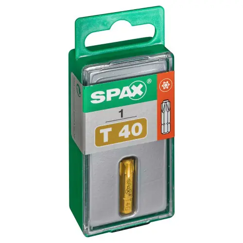 Expédié Aujourd&rsquo;hui Embout de vissage étoile T40 pour vis de diam. 8 mm et vis béton SPAX – SPAX