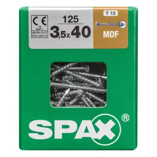 Lot De 125 Vis Acier Tête Fraisée Bombée Pozidriv Spax, Diam.3.5 Mm X L.40 Mm – SPAX Expédié Aujourd&rsquo;hui