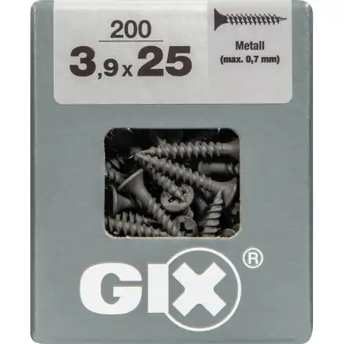Nouveauté Lot De 200 Vis Acier Tête Fraisée Pozidriv Spax, Diam.3.9 Mm X L.25 Mm – SPAX