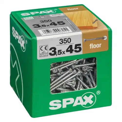 Promotion Lot De 350 Vis Inox Tête Fraisée Bombée Pozidriv Spax, Diam.3.5 Mm X L.45 Mm – SPAX