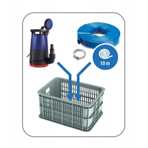 Usine Directe Pompe vide-cave eau claire et chargée SPIDO 500 12500 l/h – Spid‘o