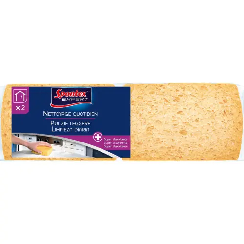 Lots de 2 Eponges Nettoyage Quotidien SPONTEX EXPERT - SPONTEX EXPERT Prix Cassé