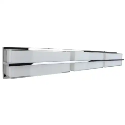 Achetez Aujourd&rsquo;hui Applique Chrome & Blanc Sally, LED intégrée 30W, 2400 lm, 3000K, IP20, 230V,Classe I – Spot-Light