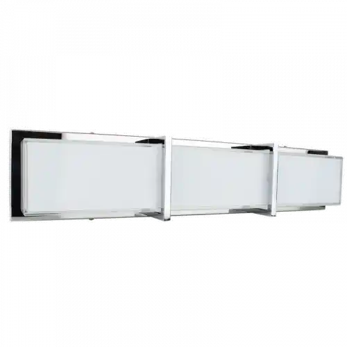 Retour Gratuit Applique Chrome & Blanc Zoey, LED intégrée 27W, 2400 lm, 3000K, IP20, 230V,Classe I – Spot-Light